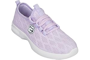 ELITE Women's Kona Slip-On Bowling Shoes - Lightweight Athletic, Breathable Knit, Universal Soles