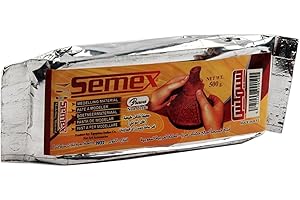 Semex Aswan Modelling Clay Brown - 500 Gm 1 piece
