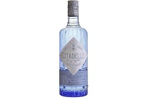 CITADELLE Gin - Distilled Gin - Origine : France/Poitou-Charentes - Notes Herbacées, Fleuries et d'Agrumes - Idéal en cocktail comme le Gin Tonic - 44% Alcool - 70 cl