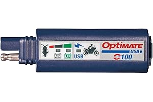 TECMATE Optimate O100 Chargeur USB Unniversel-SAE, bleu