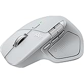 Logitech MX Master 4 for Mac, Ergonomic Bluetooth Mouse with Advanced Performance Haptic Feedback, Ultra-Fast Scrolling, USB-