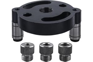 Treki Guía de perforación Localizador de Taladros Guía de Taladro de Orificio Recto 6/8/10 mm Guia para Taladrar de Aleación de Aluminio Herramientas de Carpintería para Hogar Carpintería DIY