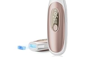 BEAURIS Epilatore Luce Pulsata Con funzione Sapphire Ice, 9 livelli di energia, Max 19J Epilatore Laser, Consigli Intelligenti per Corpo/Bikini/Viso – Flash Illimitati
