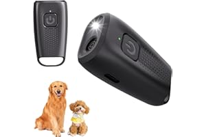 XWLEYW Anti Barking Device for Dogs, Ultrasonic Dog Barking Deterrent Devices, Rechargeable Sonic Barking Device Dogs Bark Stopper, LED Indicate Dog Trainer with Adjustable Frequency for Indoor & Outdoor Use