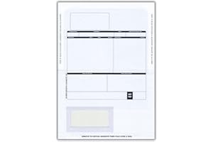 IRIS OHYAMA Sage Custom Forms SE100 Sage 1-Part Laser Payslip Advice Mailer 2 Tape Seal (Pack of 500), Blue & White