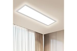 OTREN Panel Superficie LED 58x20cm, 26W Lámpara de Techo 4000K Plafon Panel LED de Techo Para Salón Cocina Oficina Salón, Blanco Neutro(Mando a Distancia No Incluido)