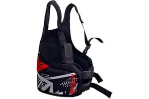 Harilla Gilet de Protection des Côtes pour Karting Adulte, Plastron de Karting, Équipement Absorbant Les Chocs, Veste de Protection Respirante Ergonomique, Réglable pour Hommes et Femmes, Rouge