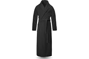 ‎NORMANI normani Extra langer Bademantel aus 100% Baumwolle - Frottee Saunamantel für Damen und Herren - Schadstofffreies Material - Ausgezeichnet mit Öko Tex 100