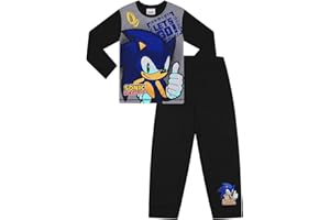 THE PYJAMA FACTORY Sonic The Hedgehog Let's Go Pyjama long en coton pour garçon