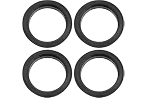 sourcing map Moyeu Roue Auto alésage Centreur Bague de Centrage 57,1 mm 73,1 mm Plastique Noir 4pcs