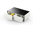 Obranu Coffee Table with Mini Fridge & Built-in Bluetooth Speaker, Multifunctional Music Refrigerator with Digital LED Display, 130L Volume, 1-12°C Temp Range, Separate Temp Control & USB Charging