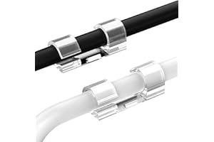 MONOFRESH 60pcs Clips Câbles Adhésifs, Fixation Cable Electrique, Attache Cable Adhesif, Rangement Cable Fixation Auto Collant, Support Organiseur de Fils Electriques pour la Maison ou le Bureau
