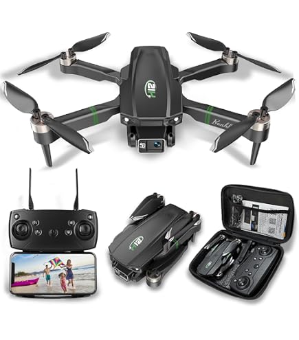 Drone With 2K HD Camera For Adults & Beginners – Altitude Hold, One-Key Take Off, 2 Batteries, Foldable Design – Cool Gift For Teens, Boys & Girls