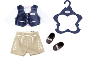 ZAPF CREATION BABY born Traditional Outfit Boy Juego de ropita para muñeca - Accesorios para muñecas (Juego de ropita para muñeca, 3 año(s), Multicolor, 43 cm, Chica, 43 cm) , color/modelo surtido