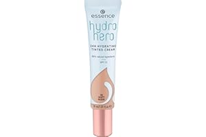 ‎ESSENCE COSMETICS essence cosmetics hydro hero 24h HYDRATING TINTED CREAM,Make Up,Foundation,Nr. 10 Soft Nude,nude,glättend,pflegend,UVA,UVB filter,natürlich,vegan,ölfrei,mit Sonnenschutzfaktor,mit LSF (30ml)