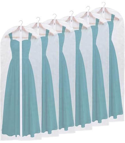 Housses De Vêtements Transparentes 60 X 102 Cm Etanche Mite Housses à