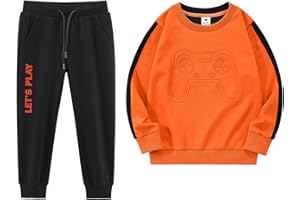 ANOTWENER Jungen Hoodies Trainingsanzug Kinder 2-teiliges Outfit Jogging Hose Kleidungsset Für 2-8 Jahre Casual Sweatshirts