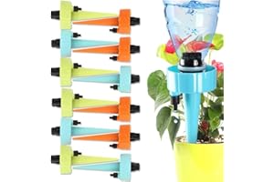 XUJAIOLQP Upgraded Plant Waterer,12 Pcs Plant Self Watering Spikes,Plant Watering Devices with Slow Release Control Valve Switch,Automatic Vacation Drip Irrigation Watering Stakes for Outdoor Indoor Plants