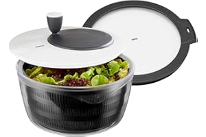 GEFU Essoreuse à Salade ROTARE + Couvercle fraîcheur