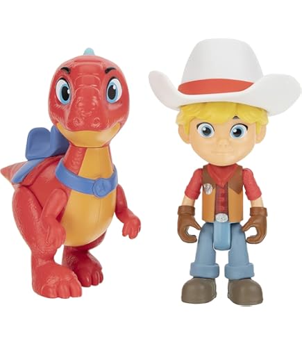 Giochi Preziosi Dino Ranch Min & Clover, Veicolo Con Dinosauro E Personaggio Alto Circa 7.5 Cm, Come Visto In TV, Per Bambini A Partire Dai 3 Anni, DNA03200 - View #5