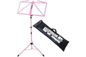 Keepdrum Mus3 PK Pupitre avec sac Rose