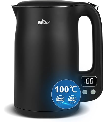 Concept Norwood Stainless Steel Kettle with Temperature Control 45/60/70/85/90/95/100°C, Keep Warm Function 1.5 L 1850-2200 W (Vanilla Concept Norwood Stainless Steel Kettle with Temperature Control 45/60/70/85/90/95/100°C, Keep Warm Function 1.5 L 1850-2200 W (Vanilla
