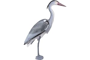 ARTECSIS Héron pour Bassin Jardin Etang, 70cm, Plastique/Effaroucheur, Figurine déco