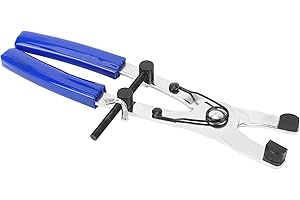 RUANI 323025 Motorcycle Motorbike Brake Piston Removal Pliers Tool 16.5-40mm Diameter, Silver & blue