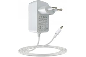 Universell adapter 24 V 0,5A, DC 5,5 x 2,1 mm 1,2 m, 220 V 24 V transformator, smart chip-säkrad, för diffuser av eteriska oljor, routrar, högtalare