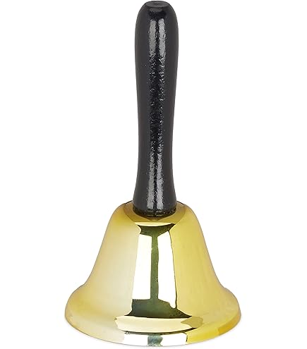 Handbel Classic Zink Legering Bel - Retro Stijl, Bronzen Kleur