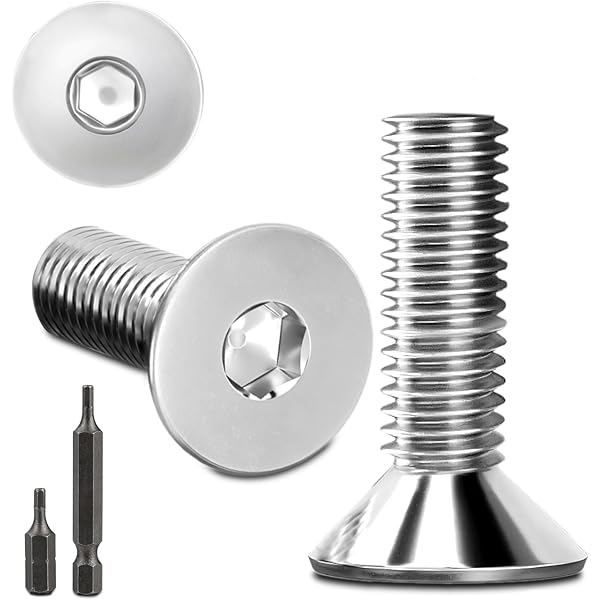 ISO 10642 (DIN 7991) Vite Testa Svasata Con Brugola Acciaio Inox A4 M2-M24 EUR 34,96 - IT - Foto 5