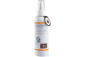 Fiocchi di Riso - Olio CORPO - 140ml - IDRATAZIONE NEONATI - Lozione idratante dal rapido assorbimento, nutre la cute del neonato preservandone il film idrolipidico. Pack riciclato