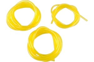 Poweka 3 Lot de 1,5 mètres Tuyau Durite d'essence (3mm x 5mm, 2mm x 3,5mm, 2.5mm x 5mm) pour Souffleur Coupe-bordure Tronçonneuse Debroussailleuse Poulan Craftman Stihl Husqvarna Walbro Zama