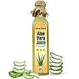 Upaveda Organic Aloe Vera Juice with Pulp 500ml | Cold-Pressed Pure Aloe Vera | Supports Hair, Skin, Detox, Weight Loss & Immunity | No Added Sugar | Ayurvedic Juice for Liver & Digestive Health