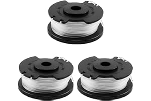 CJMUQHEHH 3 bobine di filo di ricambio per Einhell GE-CT 18/28 Li, bobina di filo per decespugliatore, filo di nylon 1,6 mm x 5 m, adatto per tagliaerba a batteria Einhell GE-CT 18/28 Li, GE-CT 18/28 Li TC e