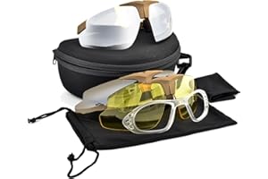 AREA SHOPPING OCCHIALI DA TIRO DI PROTEZIONE 3 LENTI PER SOFTAIR SOFT AIR ROYAL FUME' GIALLO 6055T