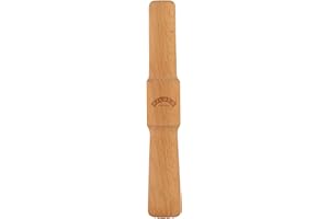 Kilner Fermentation Packer Beech Wood Tool for Preparing Sauerkraut & Kimchi, Textured Mashing Head for 3L & 5L Fermentation Sets with Wide Mouth Jars