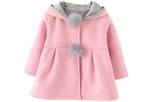 Odziezet Manteau de bébé Filles Manteau Chaud d'hiver Veste Chaud épais Vêtements