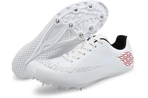 Zelzen Chaussures d'athlétisme pour Hommes et Femmes, Pointes de Course, compétition d'athlétisme pour Enfants, Chaussures d'athlétisme pour garçons, entraînement de Course Longue Distance