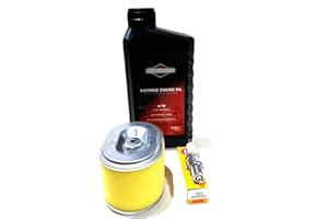 OUTDOOR SPARES LIMITED Qualité Honda, GX140 GX160 & GX200 kit de service, Briggs & Stratton Huile, NGK Plug