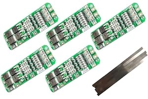 5st 3S 20A 12.6V Li-Ion Lithium 18650 BMS PCM batteriskyddskort + 5st Nickel Strip