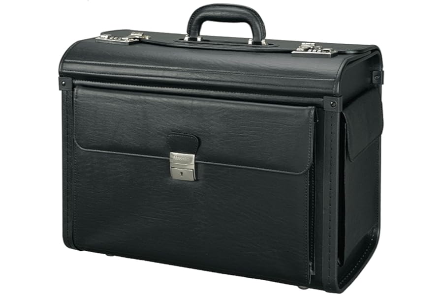 Alassio - 45047 VICENZA - pilot case, imitation leather, black