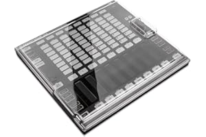 Decksaver Cover for Native Instruments Maschine Jam - Super-Durable Polycarbonate Protective lid in Smoked Clear Colour, Made in The UK