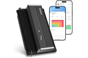 CheckMe BP2 Connect Tensiómetro de Brazo con ECG Función, 3 Mediciones Automáticas Continuas, Sincronización Bluetooth y Wi-Fi