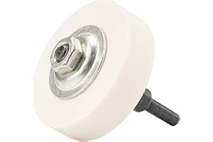 NuoDunco Grinding Wheel Adapter and 75mm Grinding Stone, Change Electric Drill into Grinding Machine for Metal Grinding, Polishing, Deburring（White）