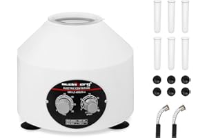 Steinberg Systems Centrifuge Microcentrifuge Microfuge (6 x 20 ml, 110 W, RCF 1.200 xg, 3.200 RPM, Timer 30 Min, 24,7 x 27,2 x 22 cm, incl. Accessories)