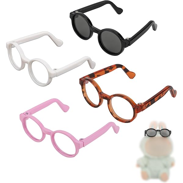Toyvian 10 Paar Puppenbrillen – Kleine Sonnenbrillen Für Puppen, Modisches Zubehör Für Puppenkleidung (verschiedene Farben)