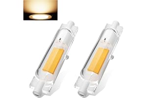 ZJZG Lampadina LED R7S 78mm Dimmerabile, R7S LED 78mm 20W Equivalenti a 200W Lampada Alogene, Bianca Calda 3000K 2000LM, Nessun Sfarfallio Lampada LED, Illuminazione Fascio 360°, 2 Pezzi