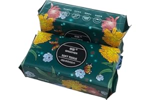 EMOVERY 7.9x7.9inch Cotton Wet/Dry Wipe; Soft Safe Non Allergenic Baby Care towel Tissue, Absorbent Wipes for Washing Face Eye Makeup Remover & Nail Polish, Disposable Use (2Packs) (Green Package)