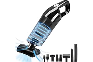 NICTSEPO Handheld Vacuum Cordless, 12000PA Portable Car Vacuum Cleaner Cordless, 750ML Large Capacity Rechargeable Hand Held Vacuum Cordless Powerful, 25-30min Long Runtime, Suitable For Cars/Homes/Offices